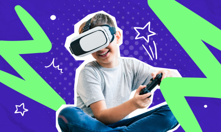ألعاب الواقع الافتراضي (VR) للأطفال!