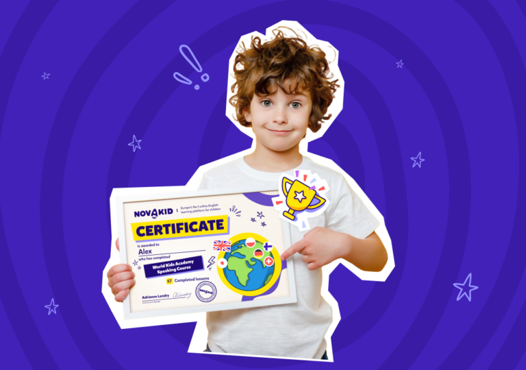 Novakid Course Completion: Certificates and Progress