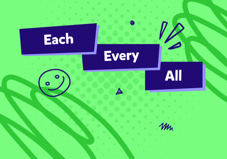 Cómo usar «each» correctamente en inglés