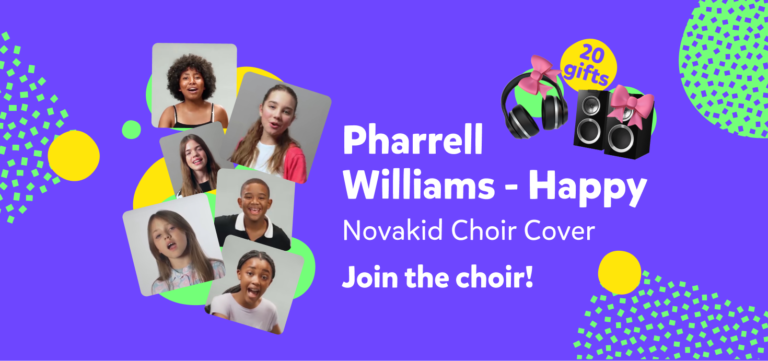 Participez au concours de la flashmob « Happy » de Novakid