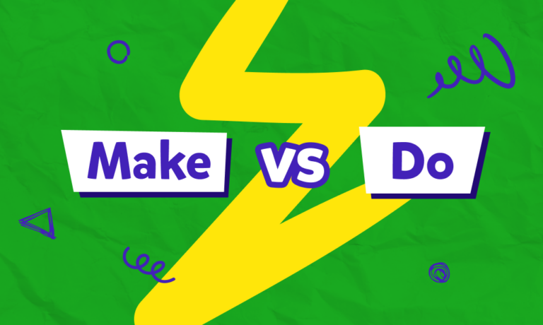 Differenza tra Do e Make: regole, esempi ed esercizi per bambini