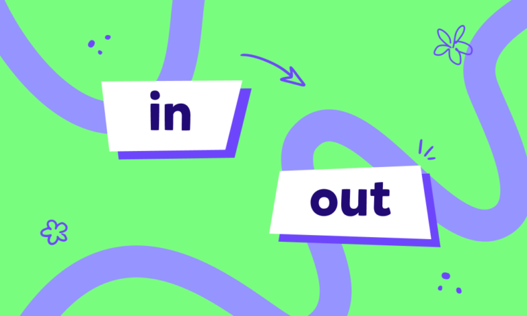 Czasowniki frazowe (phrasal verbs) z „in” i „out”
