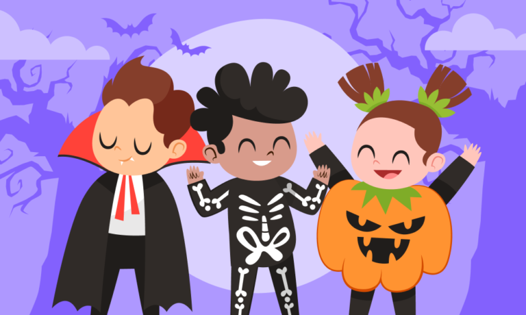 Ghidul costumelor de Halloween pentru copii între 4 și 12 ani