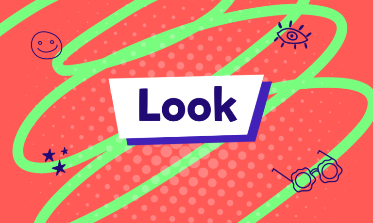 Cum este folosit verbul frazal “look” în limba engleză